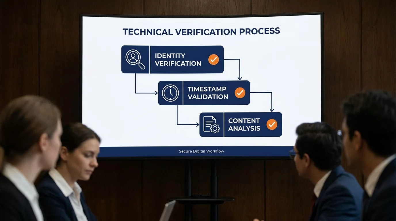 Schema processus verification avis avec etapes techniques